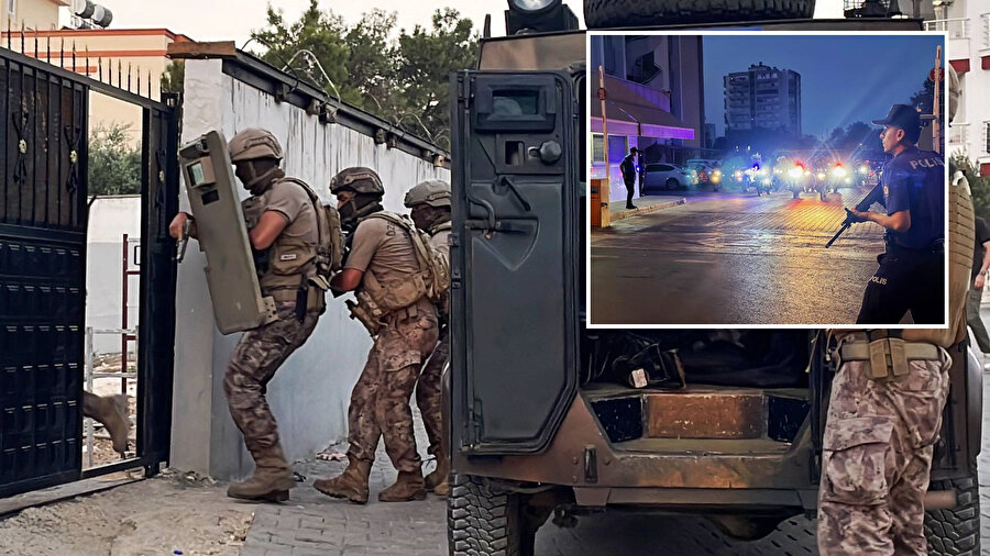Mersin'de terör örgütü PKK'ya destek veren 19 zanlıya yönelik şafak operasyonu düzenlendi