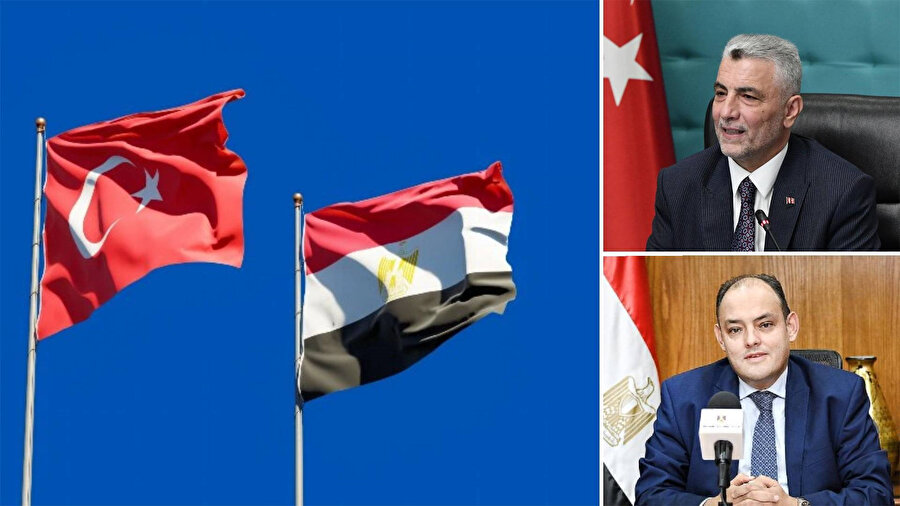 Mısır Ticaret ve Sanayi Bakanı Ahmed Samir Saleh, Ticaret Bakanı Ömer Bolat