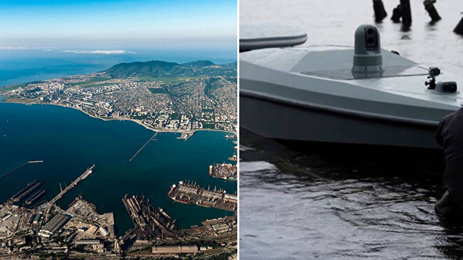 Ukrayna insansız deniz aracıyla Rusya'ya saldırdı