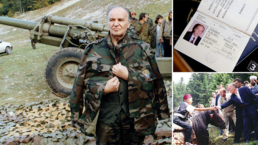 Bağımsız Bosna Hersek'in ilk Cumhurbaşkanı Aliya İzetbegoviç.