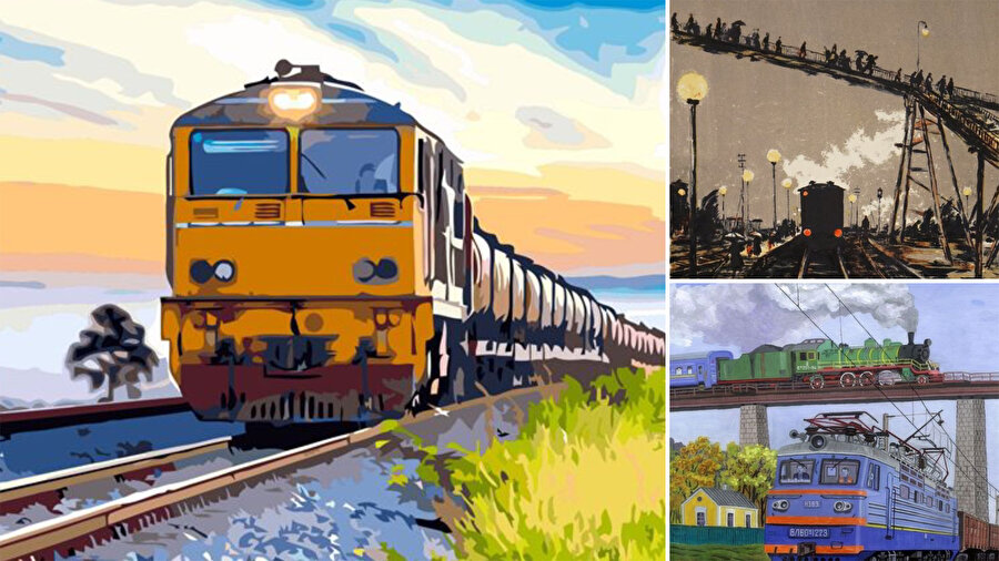 ​Tren garı meczubu.