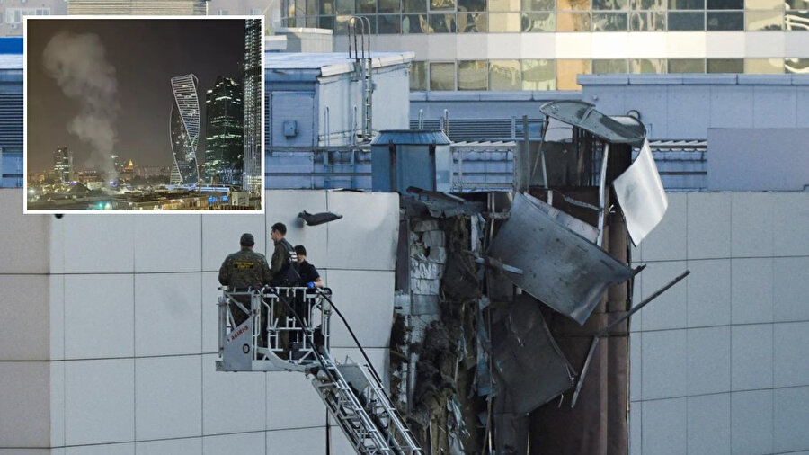 Saldırılan yerlerden fotoğraflar