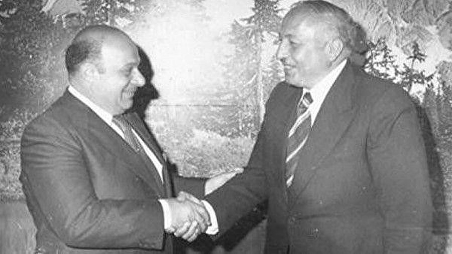 Rauf Denktaş-Necmettin Erbakan.