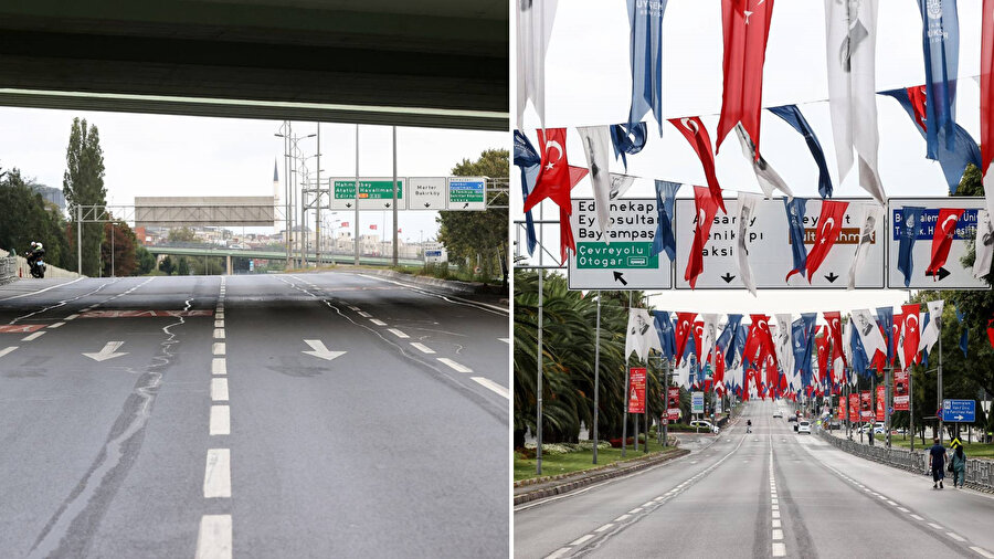 ​İstanbul'da bazı yollar 