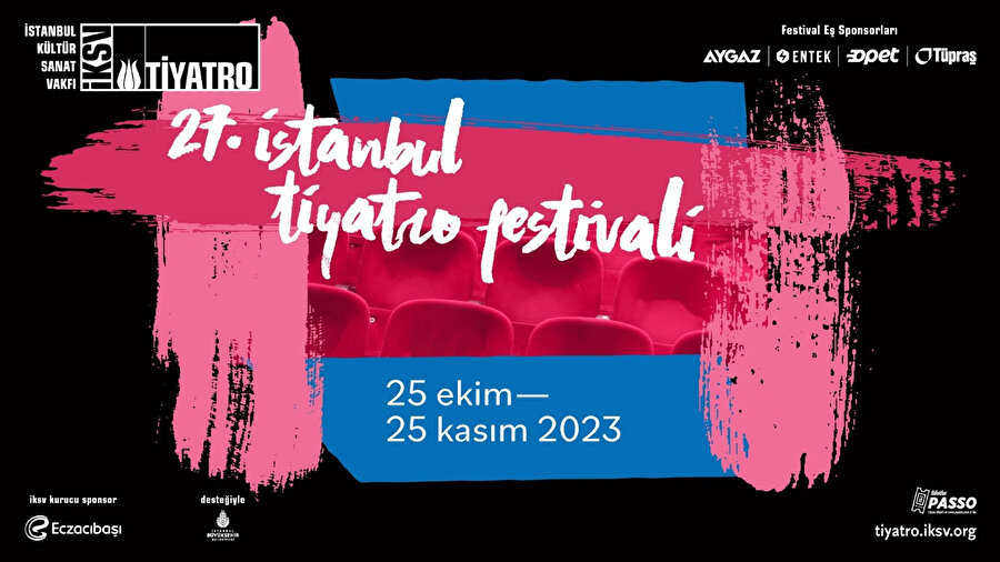 27. İstanbul Tiyatro Festivali dopdolu programıyla 25 Ekim'de perdelerini açıyor.