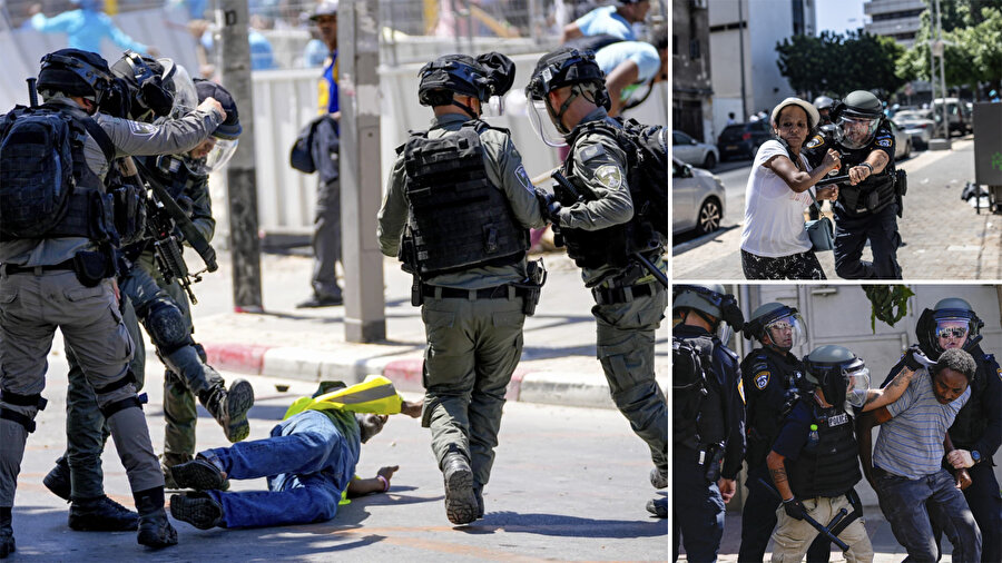 İsrail polisi Eritreli göçmenlere gerçek mermiyle müdahale etti.