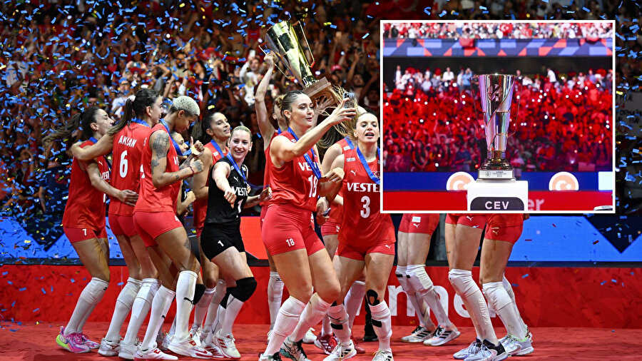A Milli Kadın Voleybol Takımı Avrupa Şampiyonu