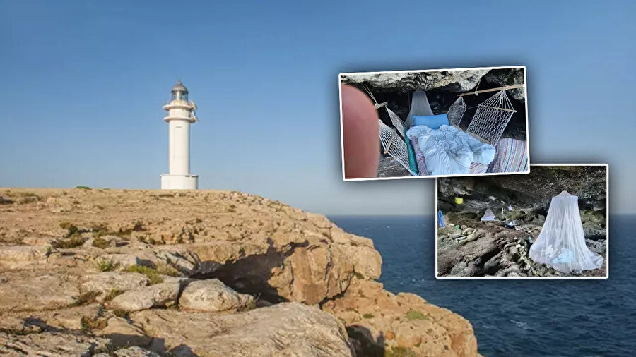 İspanya'da Formentera Adası'nda br mağarada yaşayan adam bulundu