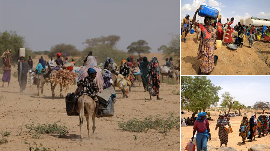 Sudan'da çatışmaların başlangıcından bu yana yaklaşık 7,1 milyon kişi ülke içinde yerinden edildi.