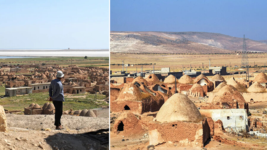 Halep’teki Umm Amuda Kabira köyü, sakinlerinin ‘Arı kovanı evleri’ olarak da bilinen kerpiç konik evlerde yaşadığı sayılı yerlerden biri.