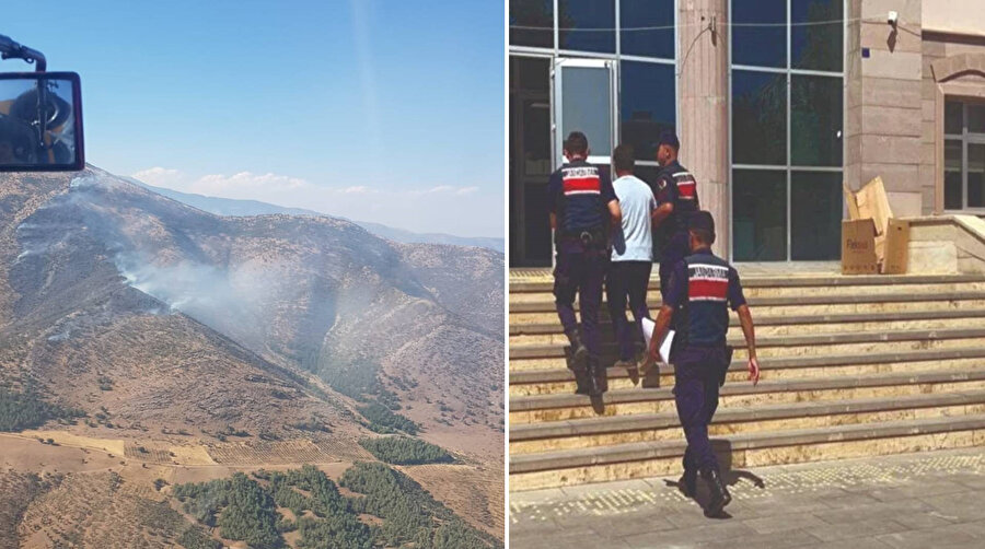 Kahramanmaraş'ta çıkan orman yangını