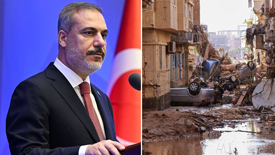 Libya'da yaşanan sel felaketi