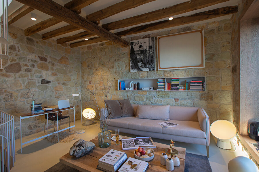 Yapının salonu. Fotoğraf: Derya Atıcı