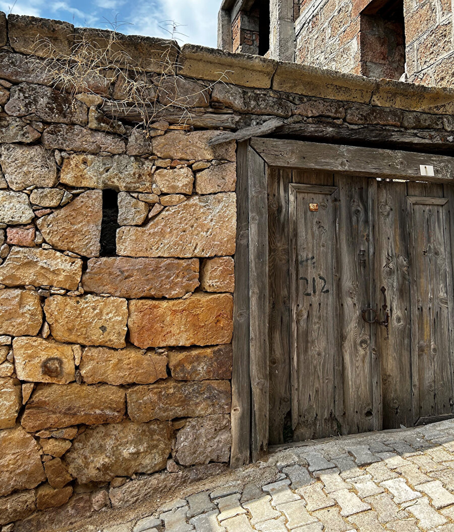 Köyde bulunan evler. Fotoğraf: Birsen Uzun Aydın