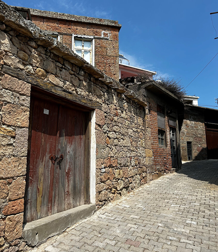 Köyde bulunan evler. Fotoğraf: Birsen Uzun Aydın