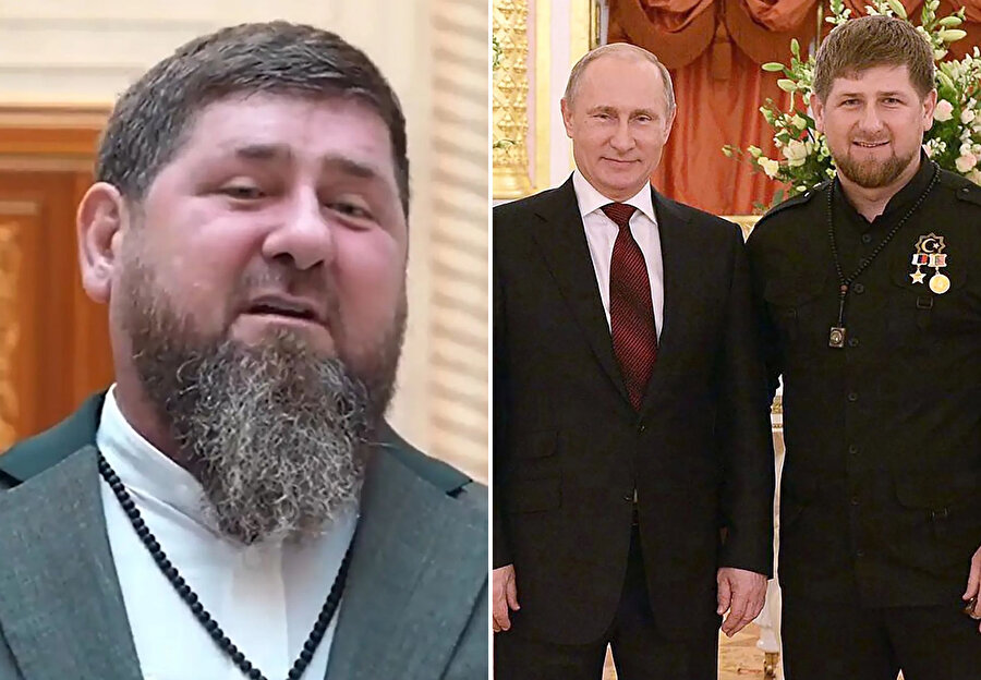 Ramazan Kadirov ve Putin