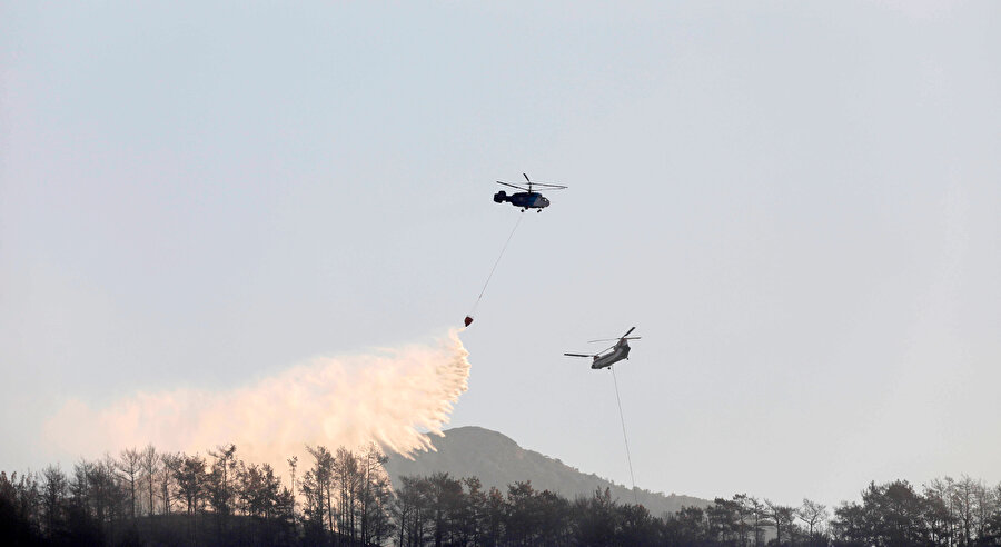 Alanya'daki orman yangınında ikinci gün