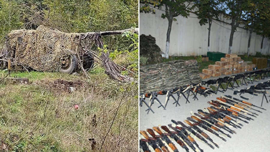 Karabağ'da ele geçirilenler