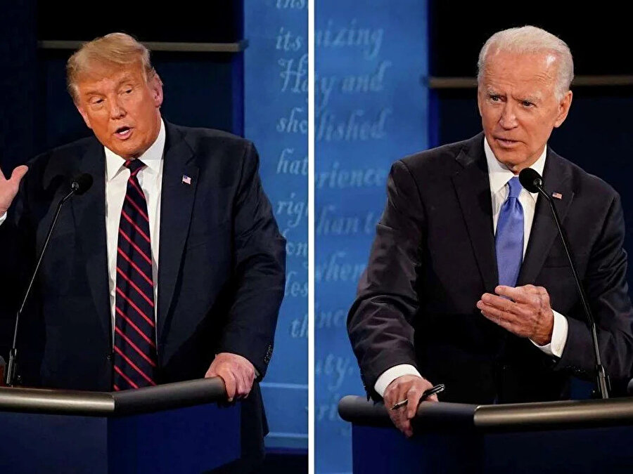 ABD Başkanı Joe Biden ve eski Başkan Donald Trump