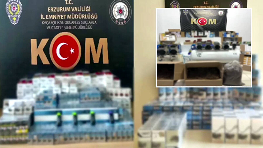 Tütün kaçakçılığına yönelik yurt genelinde 'Sis' operasyonu