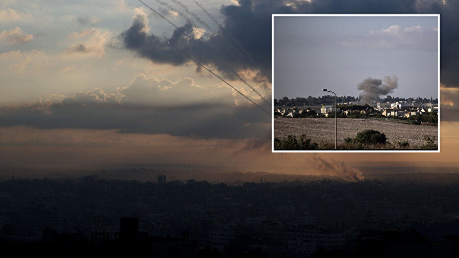 Abluka altındaki Gazze'den İsrail'e roketler fırlatıldı