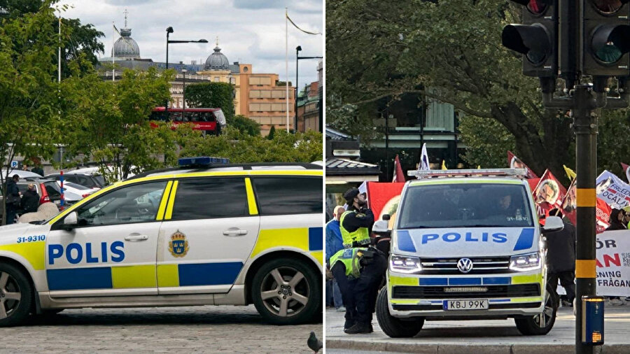 İsveç'te terör örgütü PKK/YPG/PYD destekçileri gösteri düzenledi