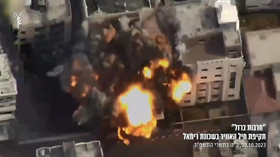 İsrail Hava Kuvvetleri, “Hamas terör örgütü tarafından terör merkezi” olarak kullanıldığını öne sürdüğü Rimal ve Han Yunus’ta gece boyunca 200'den fazla hedefi vurdu.