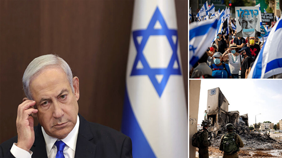 İsrail'de Netanyahu hükümetine yönelik eleştiriler yükseliyor.