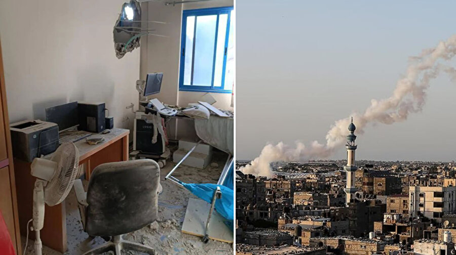 El Ahli Hastanesi'ne saldırı düzenlendi.