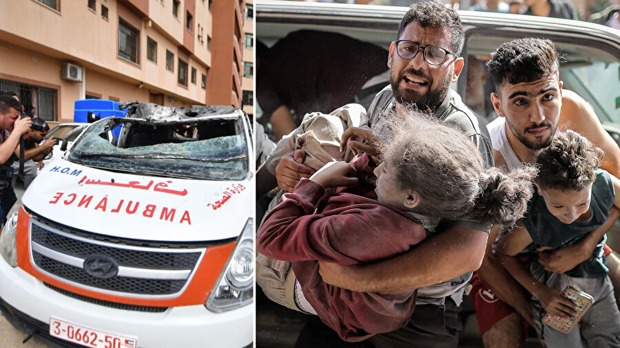 Gazze'de sağlık sistemi çöküyor.