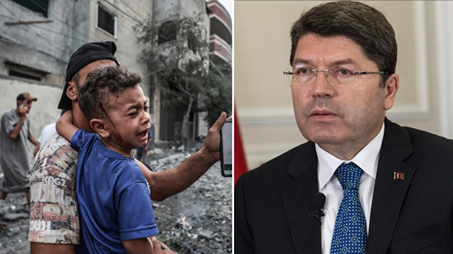 Adalet Bakanı Yılmaz Tunç, İsrail'in savaş suçu işlediğini söyledi.