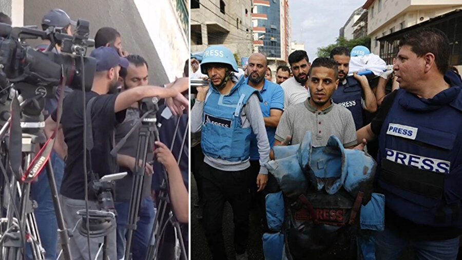 İsrail'in işgal altındaki bölgelerde basın mensuplarına yönelik ihlalde bulunduğu açıklandı.