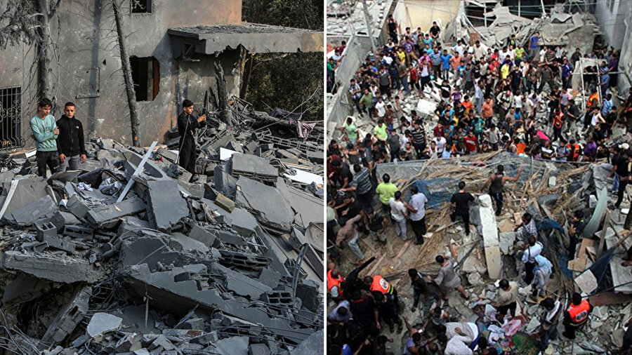 İsrail'in saldırıları sonucu, Gazze'de yüzlerce kişi yaşamını yitirdi. 