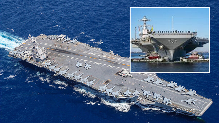 ABD'nin Gerald R. Ford uçak gemisi