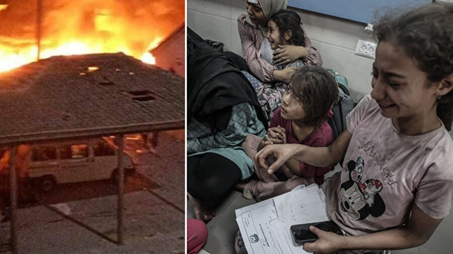 İsrail'in hastane saldırısında yüzlerce kişi hayatını kaybetti. 