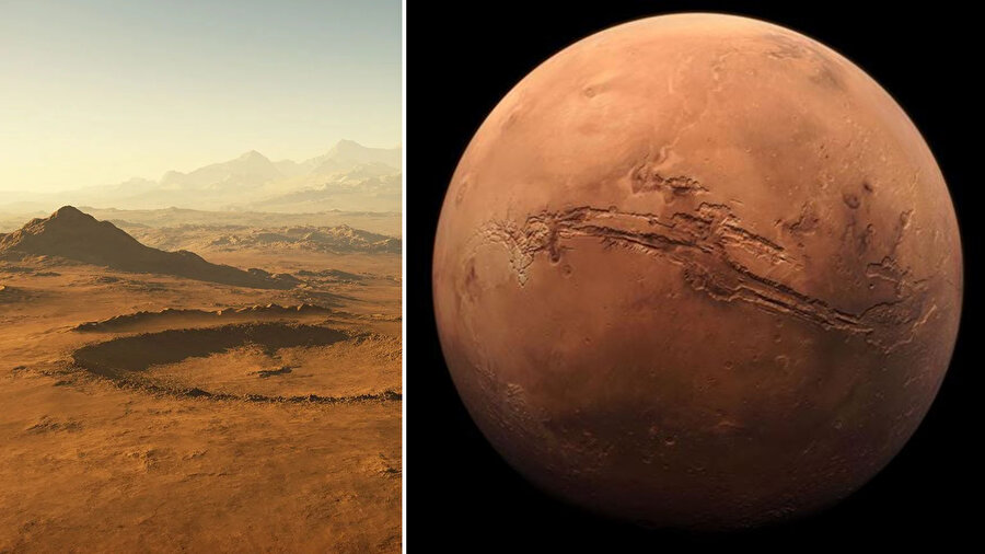 Mars'ta 4.7 büyüklüğünde deprem meydana geldi. 
