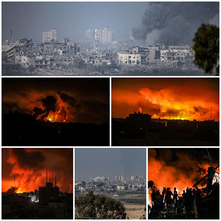 Dün akşamdan bu sabaha Gazze...