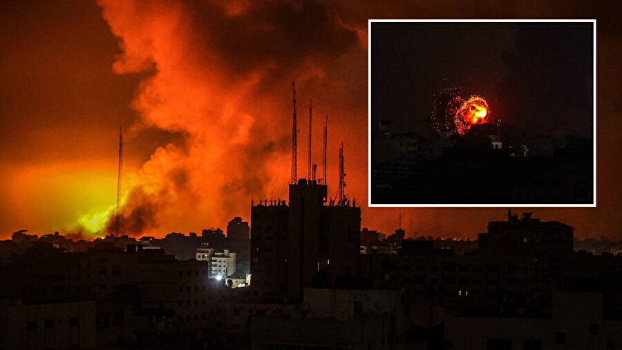 İsrail ordusu, Gazze’ye 7 Ekim’den bu yana en şiddetli saldırılarını düzenliyor