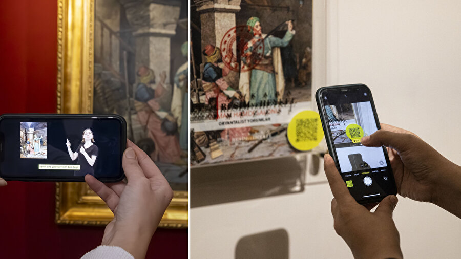 Sanat eserlerinin &quot;sessiz hikayesi&quot; işitme engellileri müzelerle buluşturuyor.