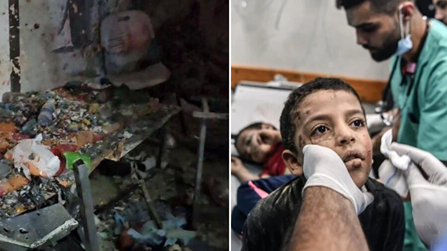 İsrail Gazze'nin kuzeyindeki Usame Bin Zeyd okulunu hedef aldı