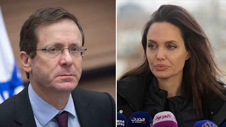Isaac Herzog-Angelina Jolie