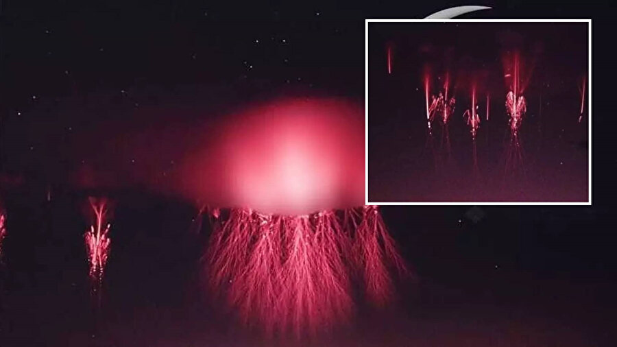 Türkiye üzerinde 'Kızıl Cin' fotoğraflandı