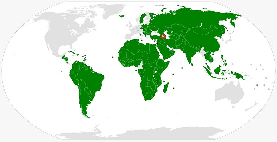 193 Birleşmiş Milletler üye devletinden 138'i Filistin Devleti'ni resmî olarak tanımaktadır. Ermenistan ise Filistin’i tanıyan devletlerden biri değildir.