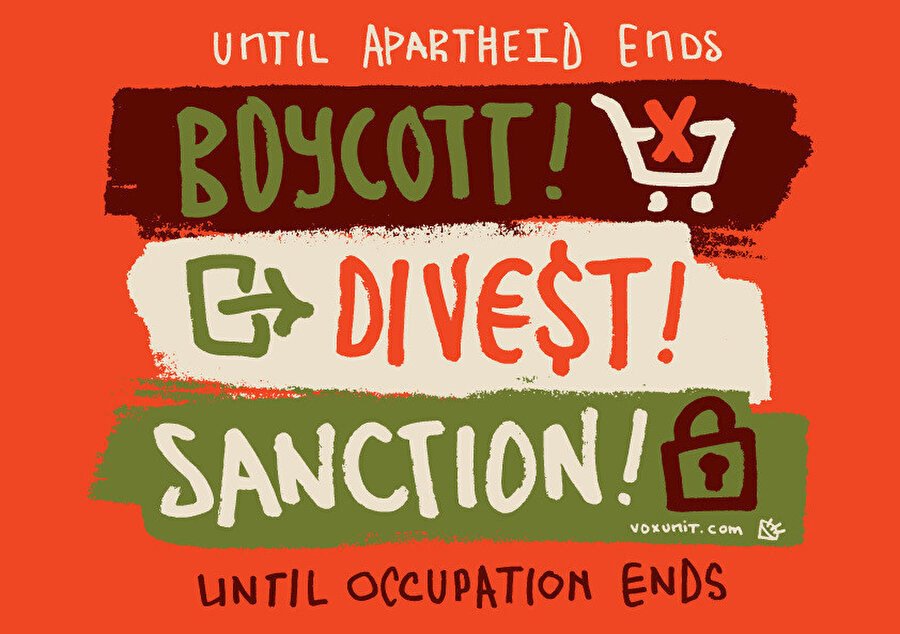 BDS, 18 yıldır İsrail’in işgal siyasetiyle mücadele için küresel çapta faaliyet gösteren boykot hareketidir.