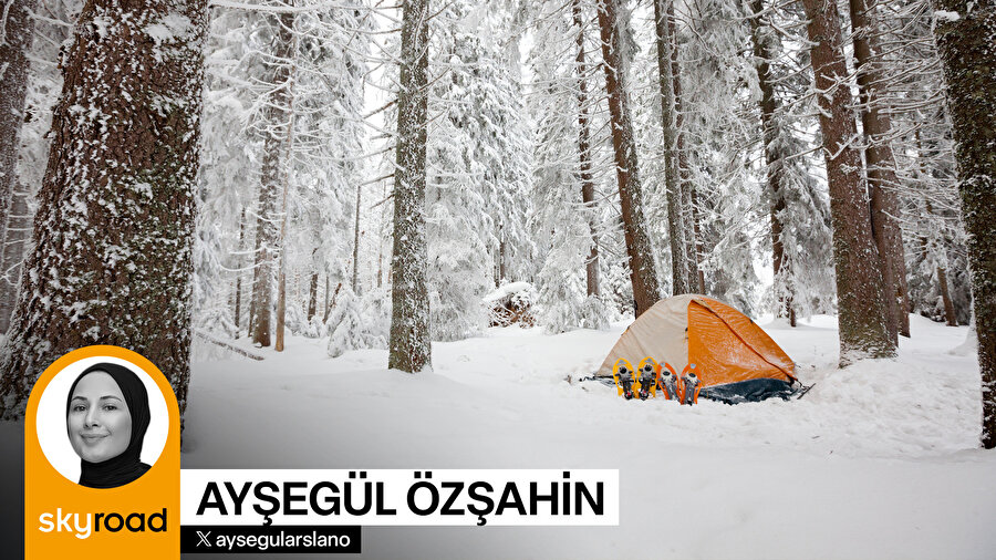 Kış kampının büyüleyici dünyası.