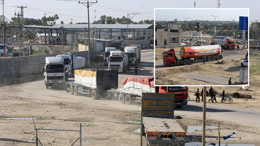 Gazze'nin kuzeyine 49 günün ardından ilk kez yardım malzemesi ulaştı