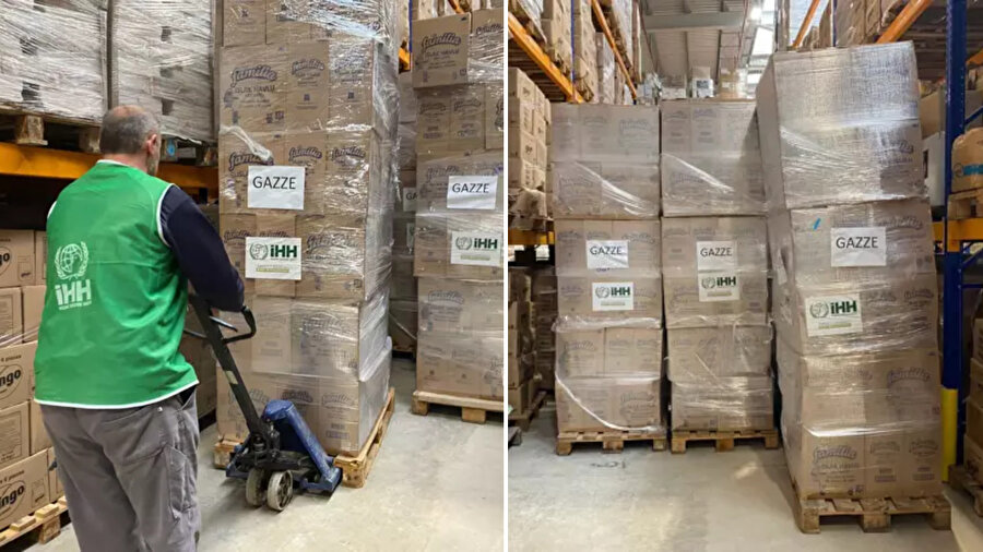 İHH Gazze'ye yardımlarını sürdürüyor.
