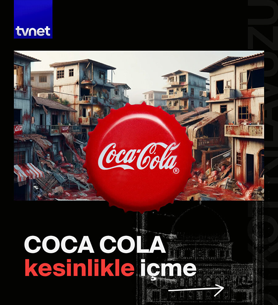 COCA COLA kesinlikle içme