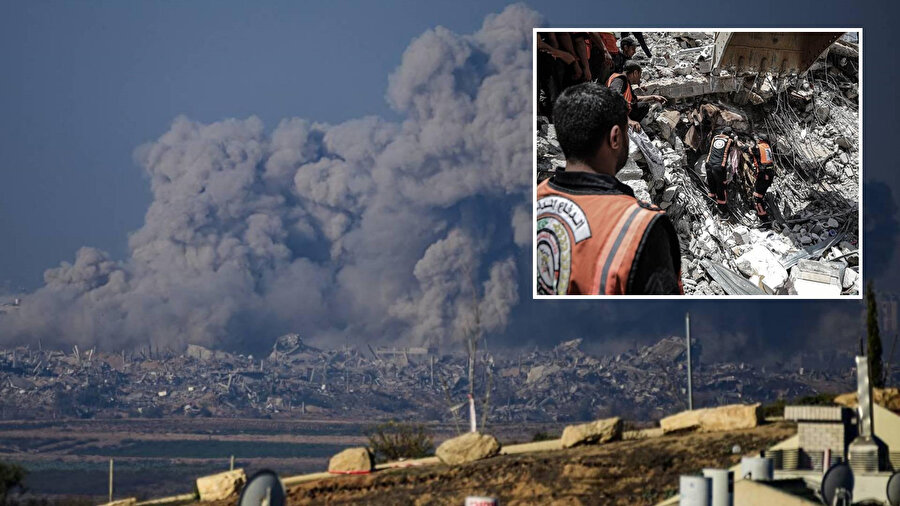 Gazze'de sivil savunma araçları ve kurtarma ekipmanlarının yüzde 80'i imha edildi