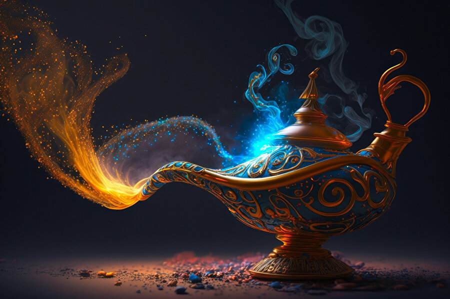 Alaaddin'in sihirli lambası.